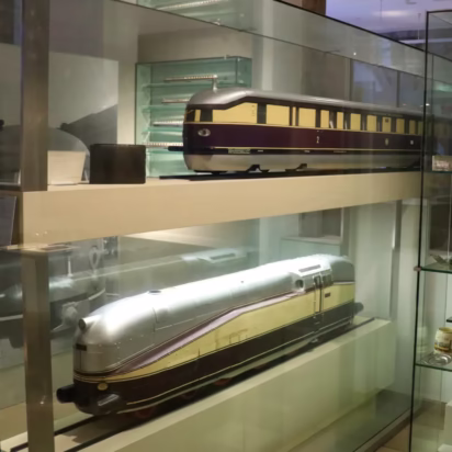 on display in the DB Museum (German Railways) in Nuremberg (Nürnberg), Germany.