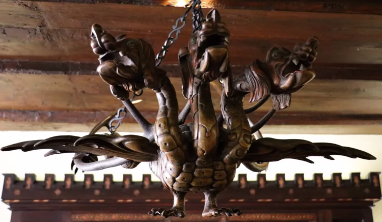 Copy of the Dragon Chandelier by Dürer and Veit Stoß