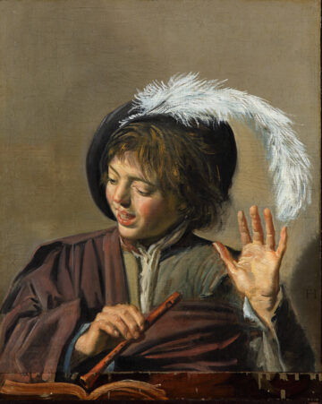 Frans Hals, Singender Knabe mit Flöte