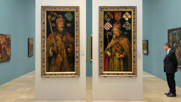 Albrecht Dürer's Charlemagne and Emperor Sigismund in the Germanisches National Museum in Nuremberg