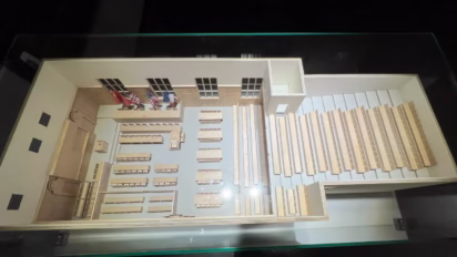 Model of Courtroom 600