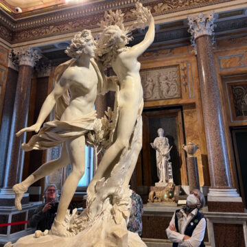 Apollo and Daphne by Bernini are among the art highlights in the Borghese Gallery in Rome