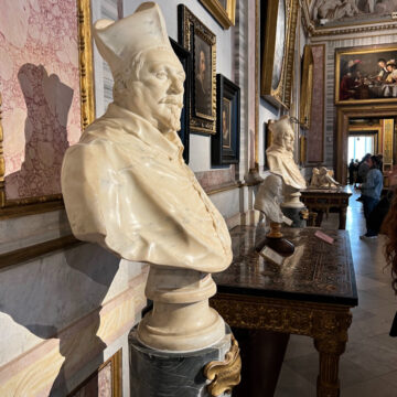 The Busts of Scipione Borghese (1632) by Bernini are mostly famous for there being two.