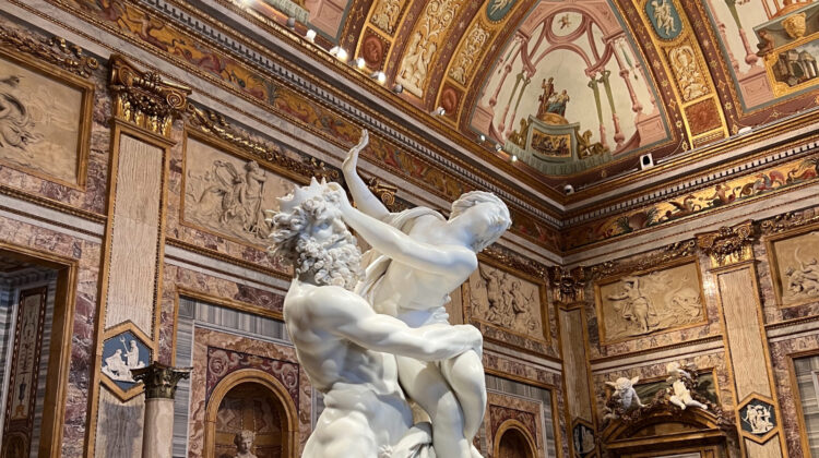 Buy skip-the-line tickets online to visit the Borghese Gallery in Rome's Villa Borghese Park and book the cheapest tours well in advance for time-slot admissions to see the wonderful art including many sculptures by Bernini and paintings by Caravaggio.