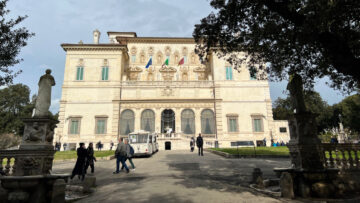 Borghese Gallery in Villa Borghese Park