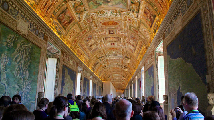 Skip-the-line tickets are essential to visit top sights in Rome such as the Vatican Museum with the Sistine Chapel, the Colosseum, and Borghese Gallery while only some tours will give priority access to St Peter’s Basilica in Rome.