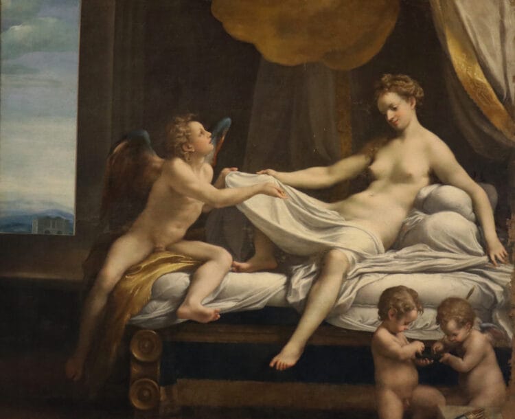 Correggio: Danae in the Borghese Gallery may have inspired Bernini's The Ecstasy of Saint Teresa