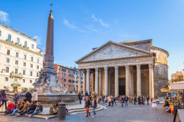 Since mid-2023, visitors need time-slot reservations to visit the Pantheon in Rome -- buy the cheapest tickets online or onsite (riskier at busy times).