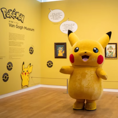 Pokémon's Pikachu, Eevee, Snorlax and many others are at the Van Gogh Museum until 7 January 2024!