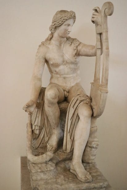 Apollo with his Lyre in Palazzo Altemps in Rome