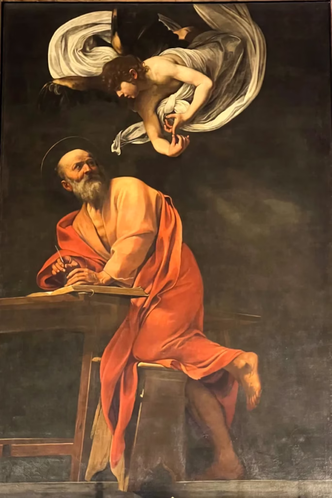 Caravaggio: The Inspiration of Saint Matthew