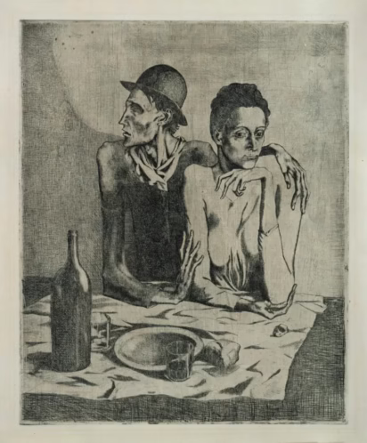 Pablo Picasso, Le Repas frugal (Das kärgliche Mahl), 1904