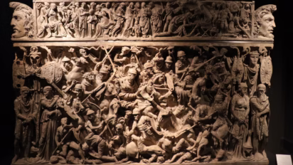 Portonaccio Sarcophagus in the Palazzo Massimo National Roman Museum in Rom