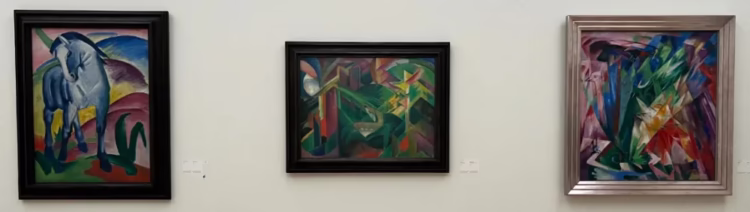 Franz Marc Paintings in the Lenbachhaus