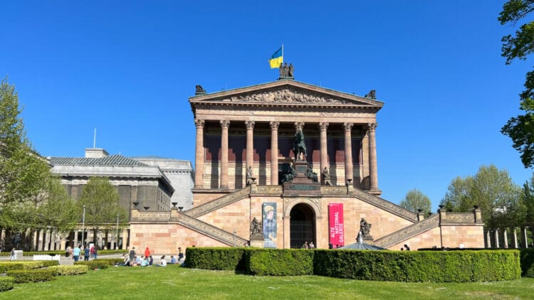 Alte Nationalgalerie in Berlin in Summer