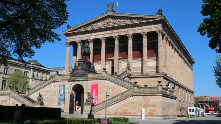 Alte Nationalgalerie in Berlin on Museumsinsel