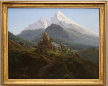 Der Watzmann by Caspar David Friedrich in the Alte Nationalgalerie in Berlin