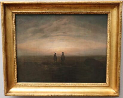 Zwei Männer am Meer / Two Men by the Sea Caspar David Friedrich in the Alte Nationalgalerie in Berlin