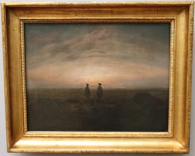 Zwei Männer am Meer / Two Men by the Sea Caspar David Friedrich in the Alte Nationalgalerie in Berlin