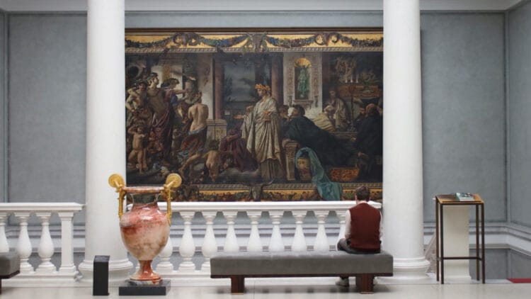 Anselm Feuerbach: Das Gastmahl (Nach Platon). Zweite Fassung in the Alte Nationalgalerie in Berlin