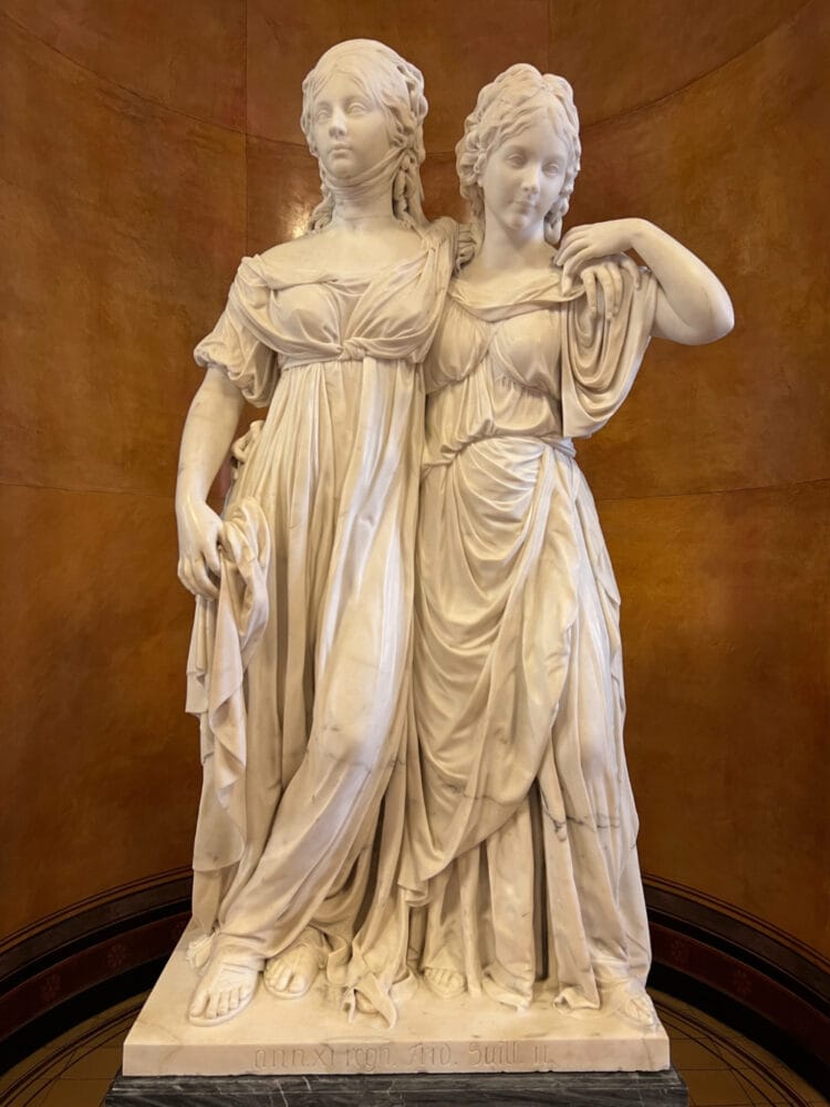 Schadow Prussian Princesses in the Alte Nationalgalerie on Berlin’s Museum Island.