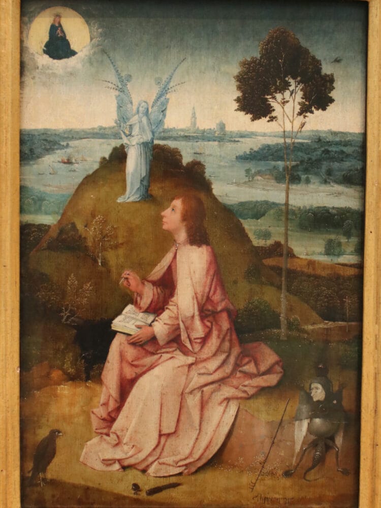Bosch: John on Patmos in the Gemäldegalerie in Berlin