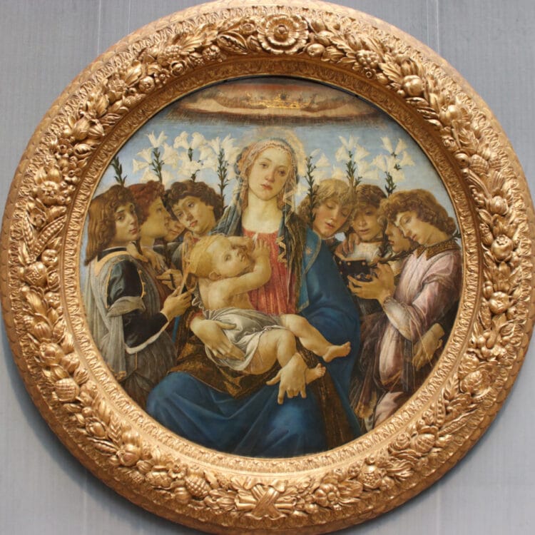 Botticelli Raczynski Tondo in the Gemäldegalerie in Berlin