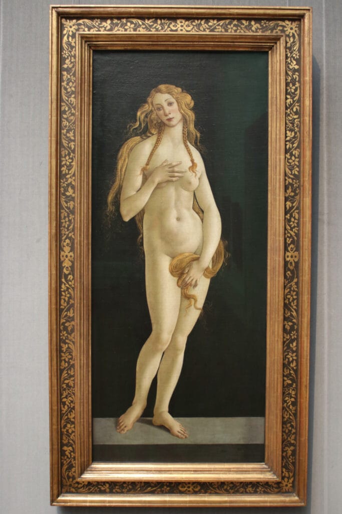 Botticelli: Venus in the Gemäldegalerie in Berlin