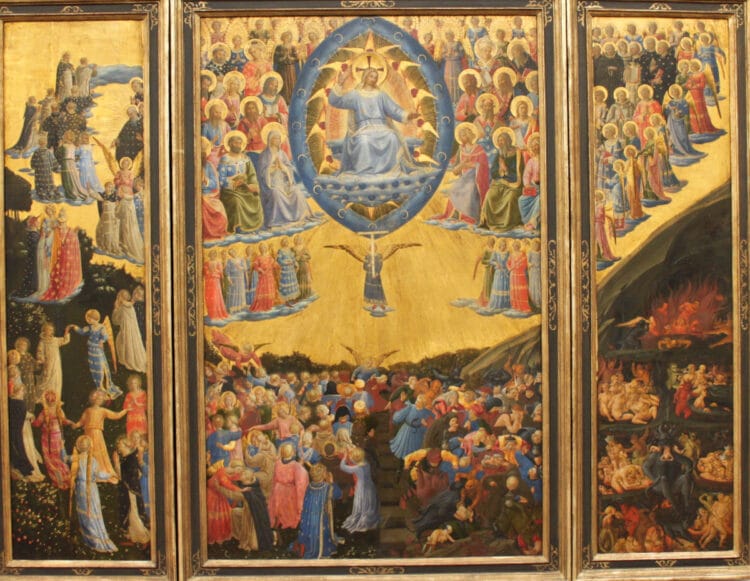 Fra Angelico: Das jüngste Gericht / The Last Judgment (1435) in the Gemäldegalerie in Berlin
