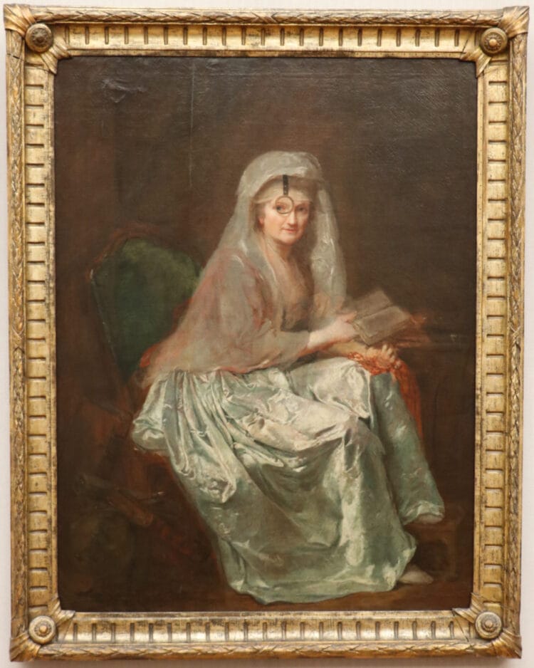 Anna Dorothea Therbusch: Self Portrait in the Gemäldegalerie in Berlin.