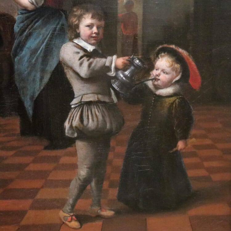Jan Steen: As the old Sing in the Gemäldegalerie in Berlin