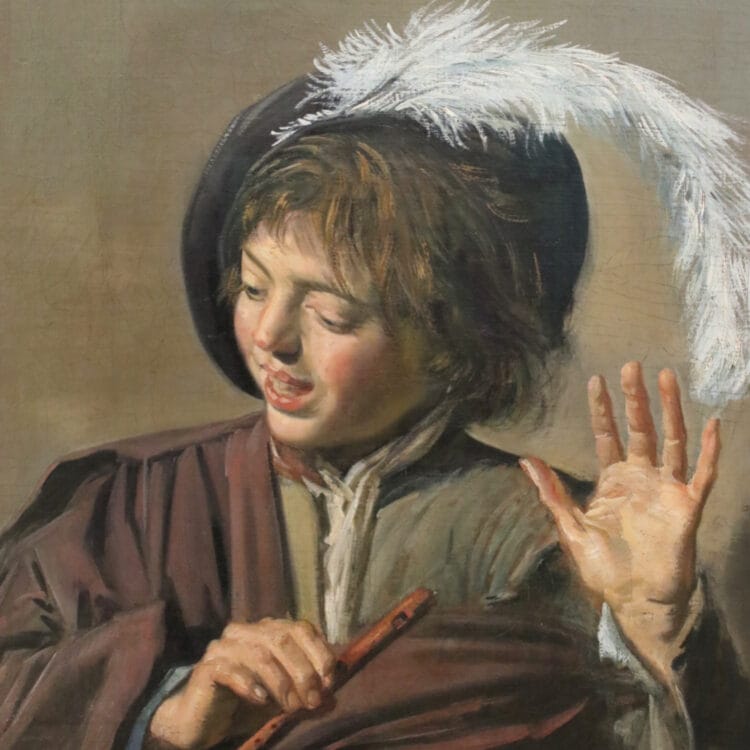 Frans Hals: Singing Boy with Flute in the Gemäldegalerie in Berlin