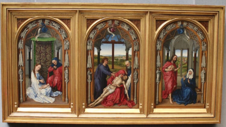 Rogier van der Weyden: Miraflores Altar in the Gemäldegalerie in Berlin