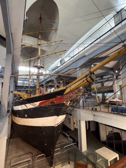 Ebe Schooner National Museum of Science and Technology Leonardo da Vinci in Milan