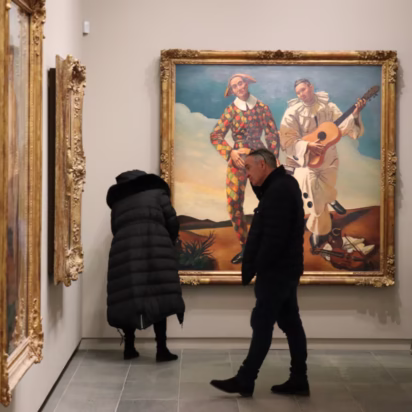 André Derain: Arlequin et Pierrot (1924) in the Musée de l'Orangerie