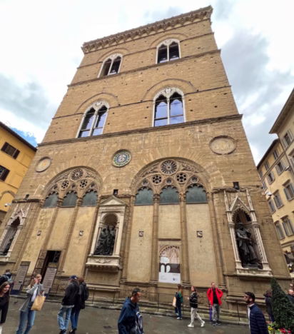 Facade of Orsanmichele in Florence