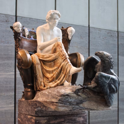 Beethoven (Leipzig, Museum der bildenden Künste), 1902, Marmor