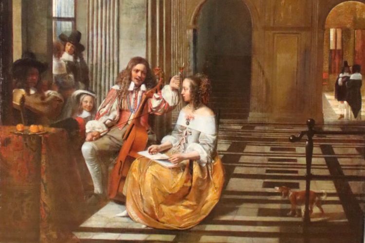Pieter de Hooch: Company Playing Music