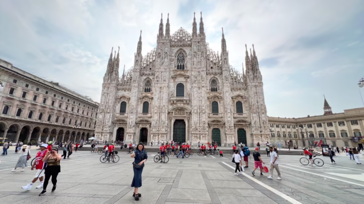 Milan Cathedral in the early morning