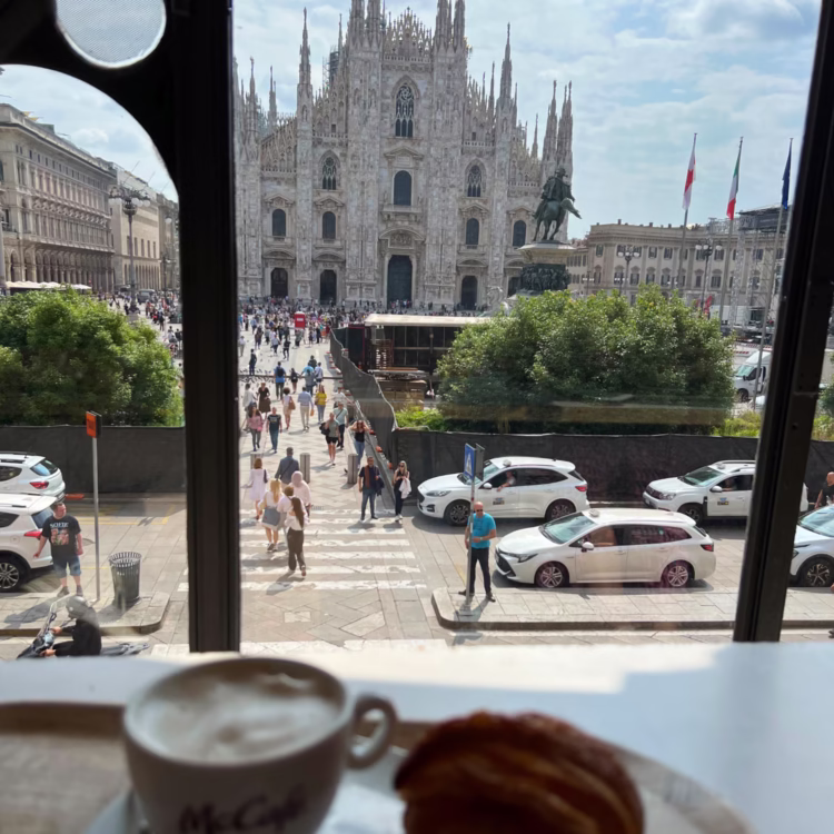 Milan Duomo Seen from McDonalds