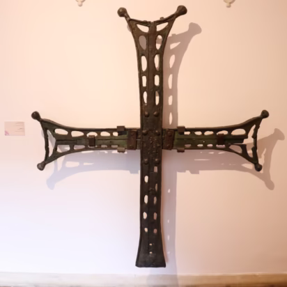 Bronze Summit Cross from San Vitale in Ravenna