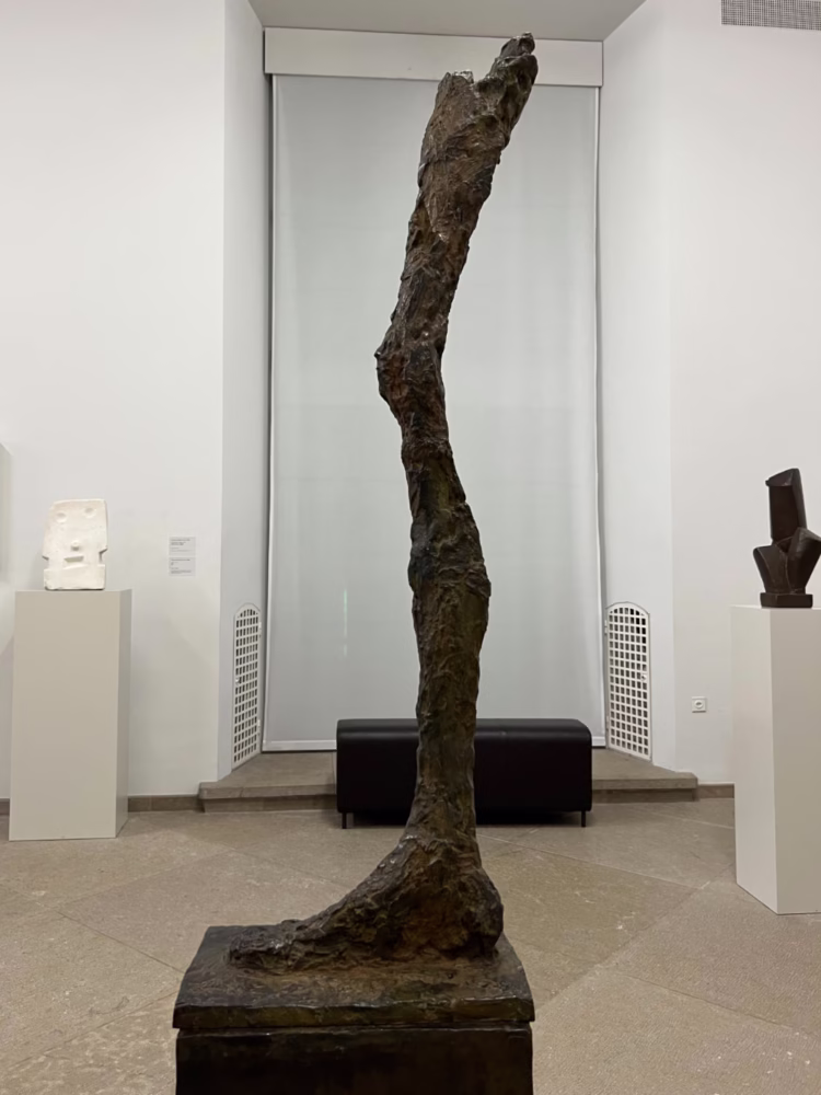 Alberto Giacometti sculptures in the Kunstmuseum Basel Fine Arts Museum