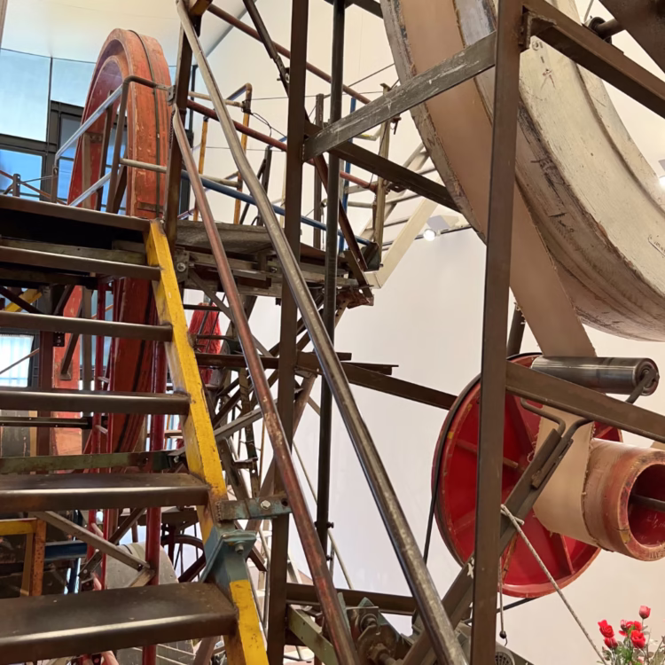 Detail of Utopia in the Tinguely Museum in Basel