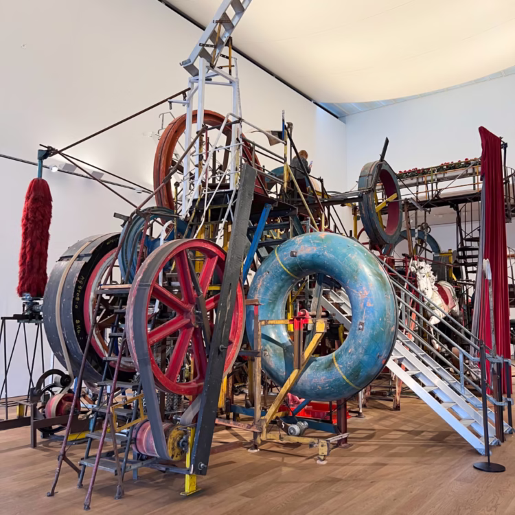 Detail of Utopia in the Tinguely Museum in Basel