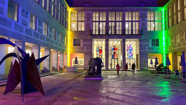 Kunstmuseum Basel Courtyard - anyone may visit it for free during the art museum opening hours