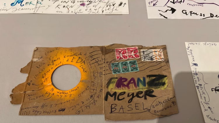 Postcard from Jean Tinguely
