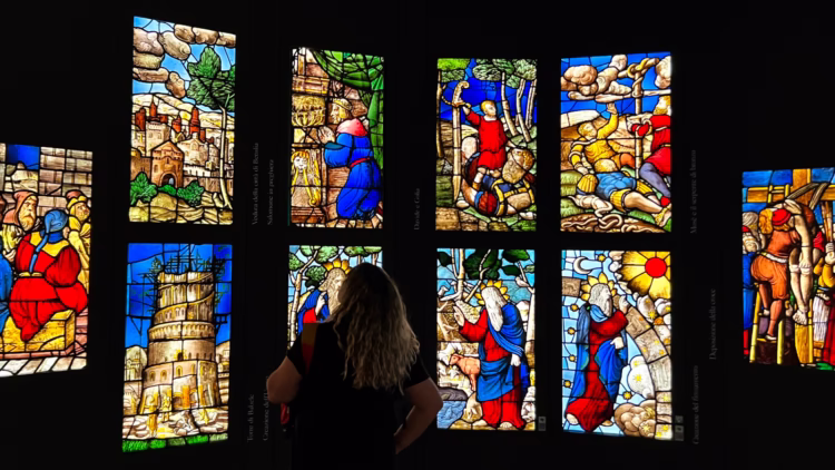 Visit the Duomo Museum of Milan Cathedral to see original sculptures, the Modellone, tapestries, the treasury, stained glass, art, and San Gottardo Church.