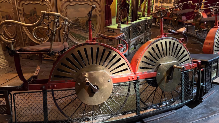 Bicycle Carousel at the Fairgrounds Museum Paris