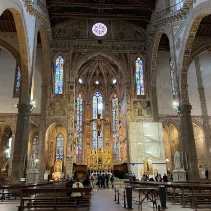 Chancel Cappella Maggiore Santa Croce in Florence