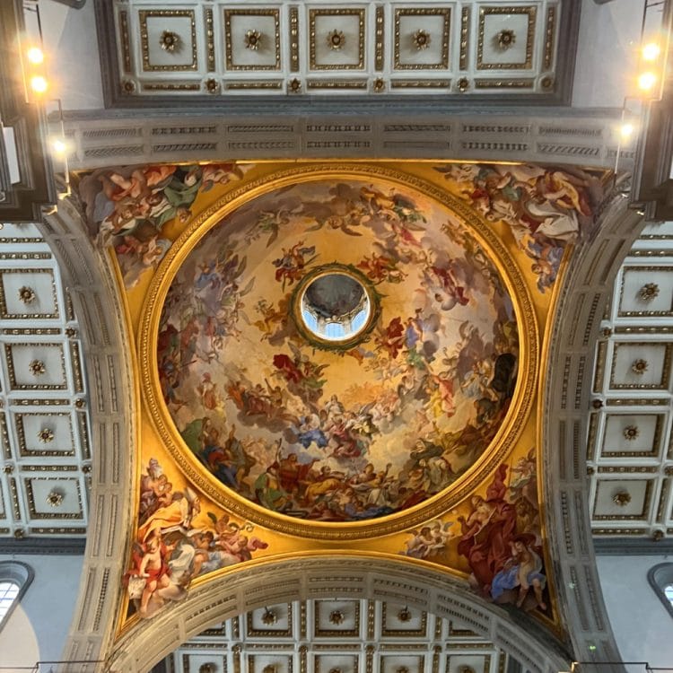 Crossing Cupola Painting of San Lorenzo in Florence
